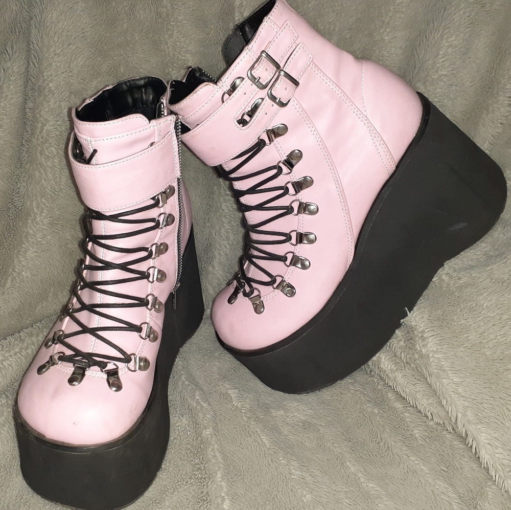 Platform Corset Boots